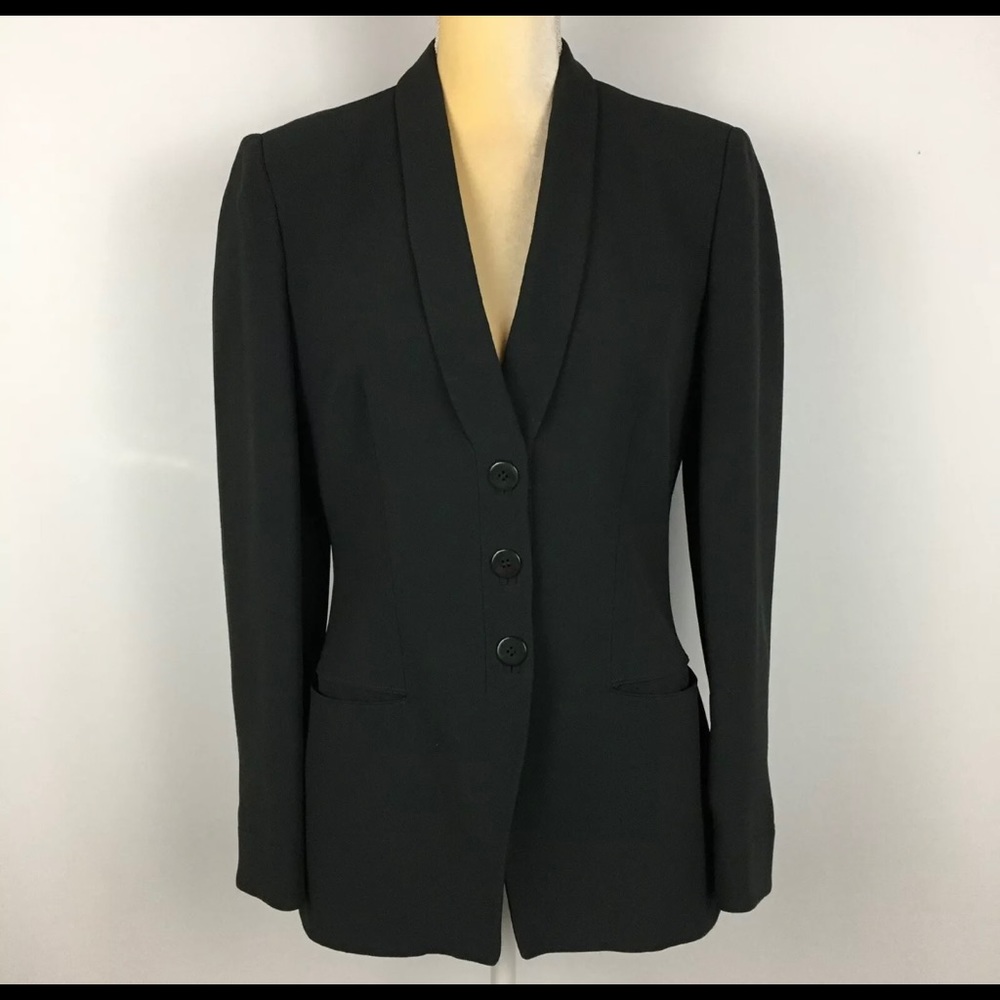 Giorgio Armani Black Label Blazer Charcoal Gray 38
